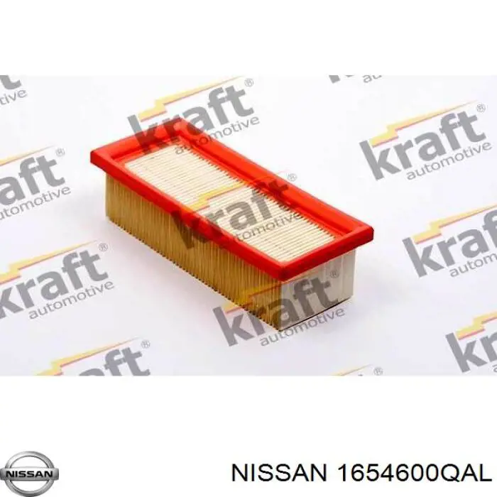 Воздушный фильтр 1654600QAL Nissan/Infiniti