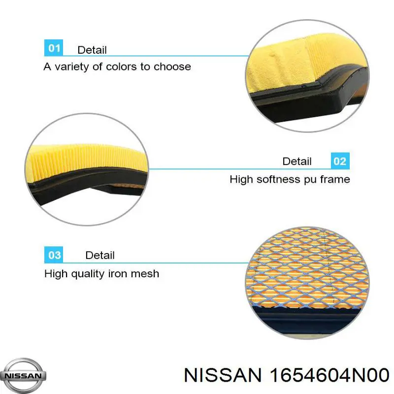 Купить 1654604N00 Nissan/Infiniti Автомобильный фильтр воздуха