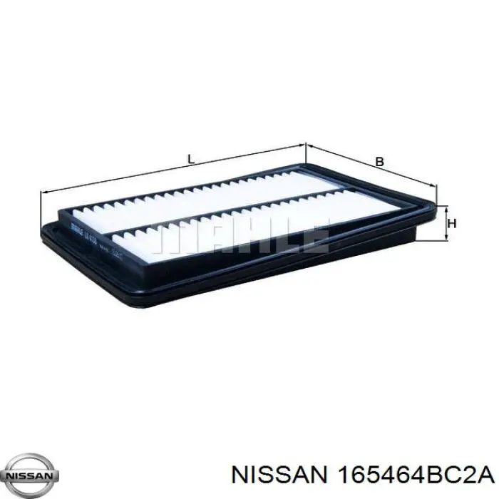 Купить 165464BC2A Nissan/Infiniti Автомобильный фильтр воздуха