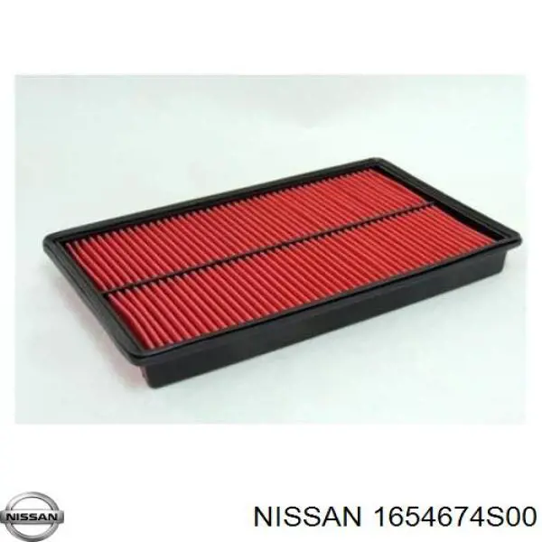 1654674S00 Nissan filtro de ar