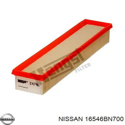 Элемент воздушного фильтра Nissan/Infiniti 16546BN700 цена, от 3.54 USD