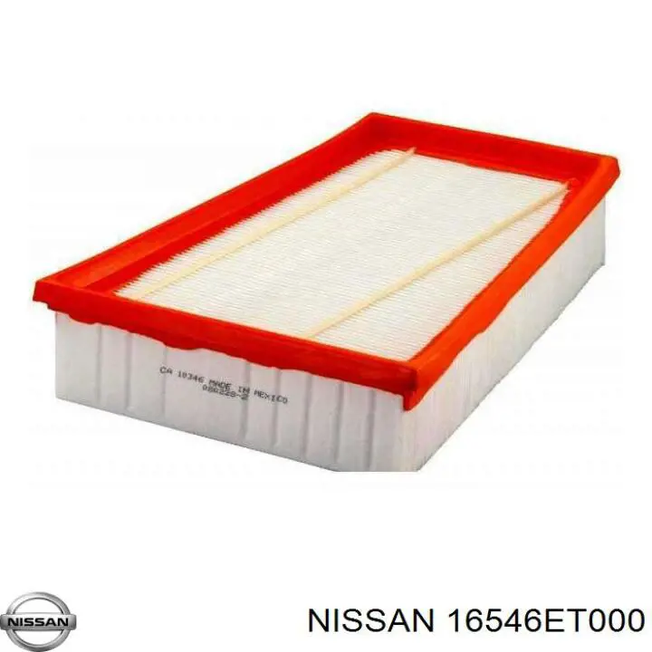 16546ET000 Nissan filtro de ar