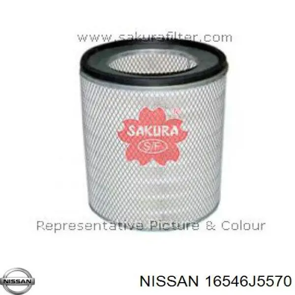 16546J5570 Nissan/Infiniti Воздушный фильтр двигателя