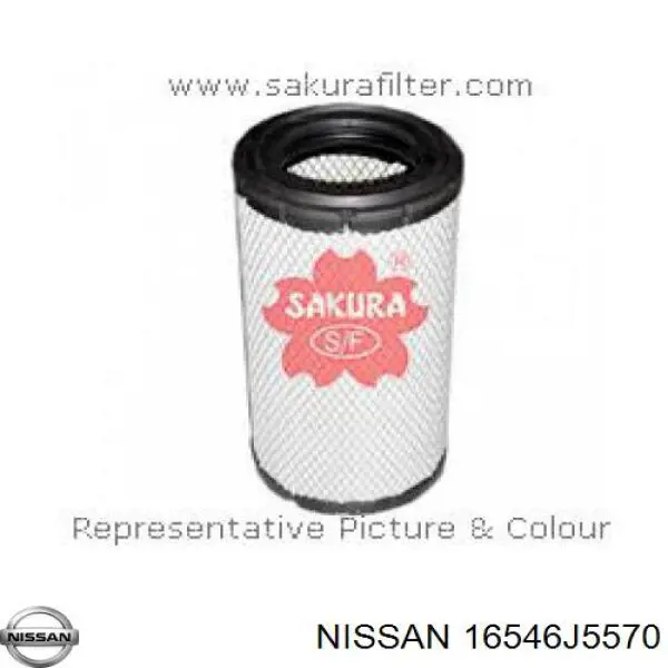 Купить 16546J5570 Nissan/Infiniti Автомобильный фильтр воздуха