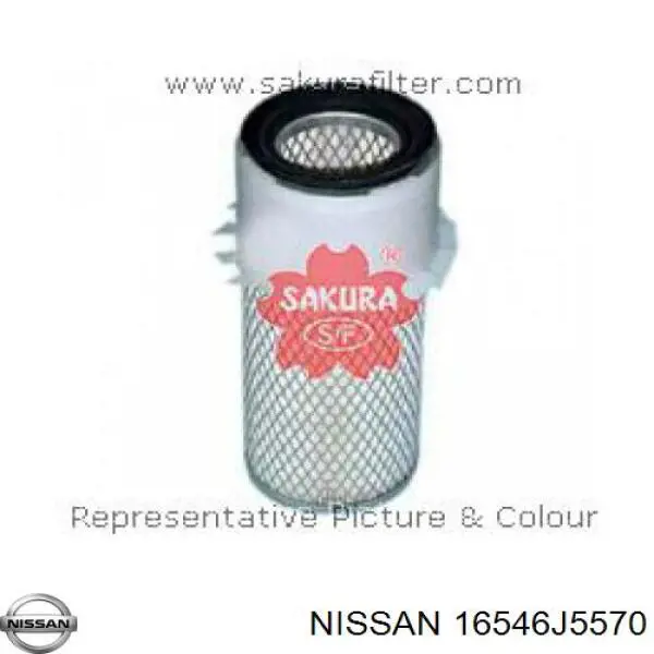 Воздушный фильтр 16546J5570 Nissan/Infiniti