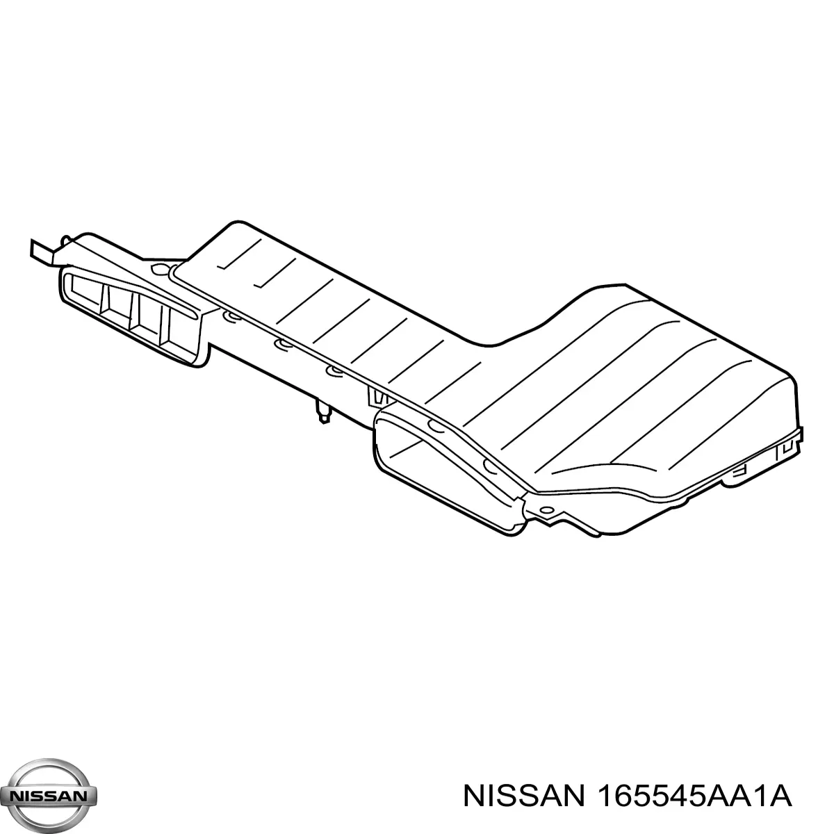 Воздухозаборник воздушного фильтра Nissan/Infiniti 165545AA1A цена, от 93.83 USD