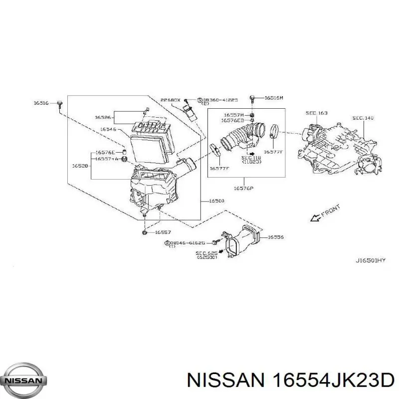 16554JK23D Nissan