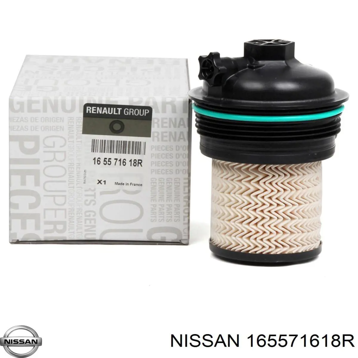 165571618R Nissan filtro de combustível