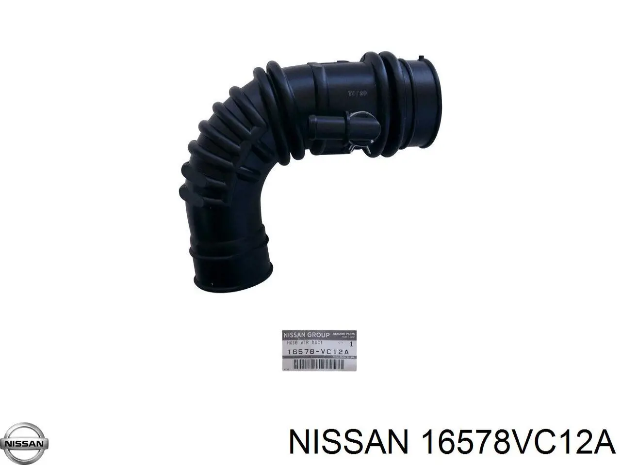 16578VC104 Nissan патрубок воздушный, вход в турбину (наддув)