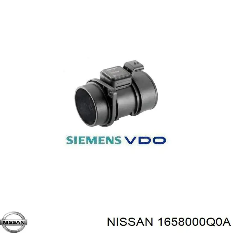 Купить 1658000Q0A Nissan/Infiniti Воздухомер