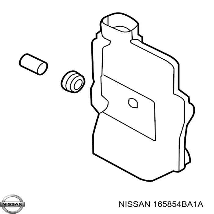 Резонатор воздушного фильтра Nissan 165854BA1A