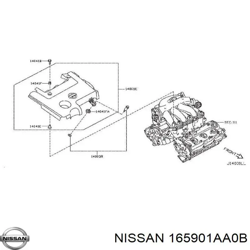  Nissan/Infiniti 165901AA0B цена, от 17.74 USD