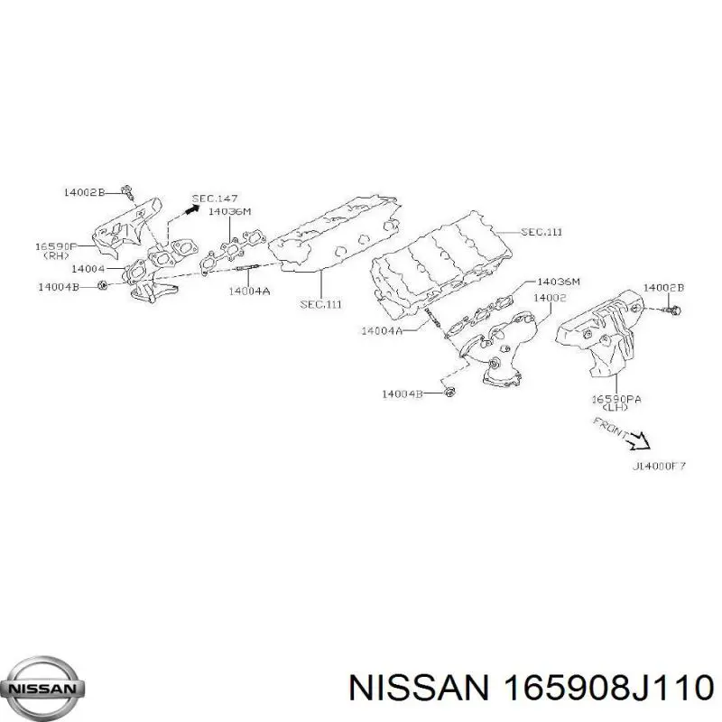 165908J110 Nissan/Infiniti 