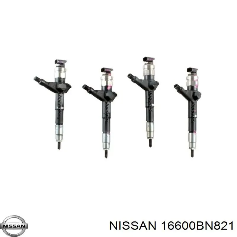 16600BN821 Nissan injetor de injeção de combustível