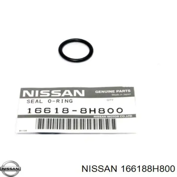 Кольцо (шайба) форсунки инжектора посадочное Nissan 166188H800