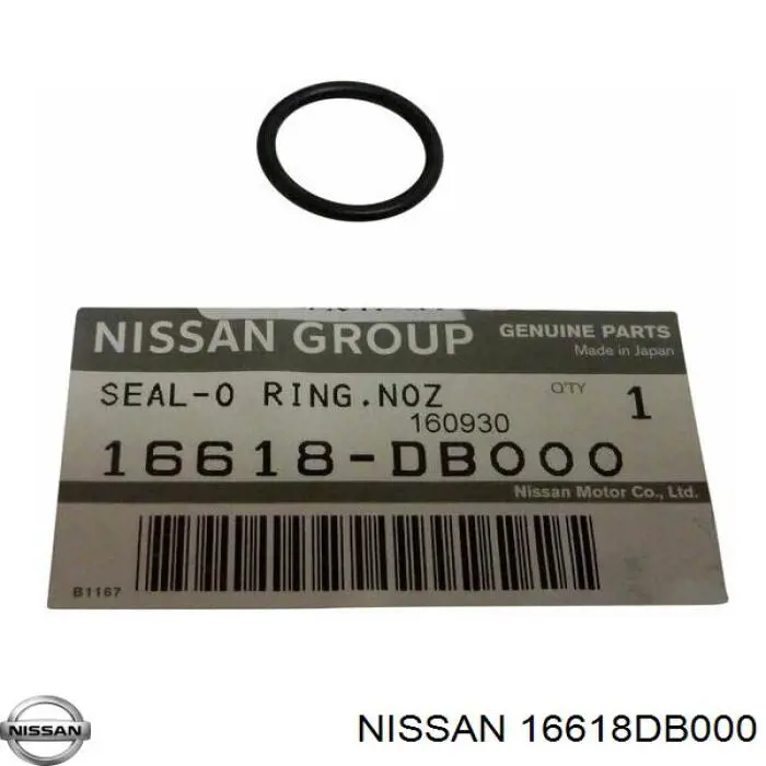 16618DB000 Nissan kit de reparação do injetor