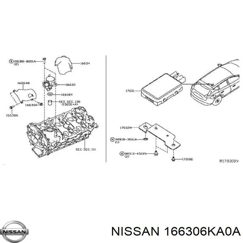 166306KA0A Nissan 