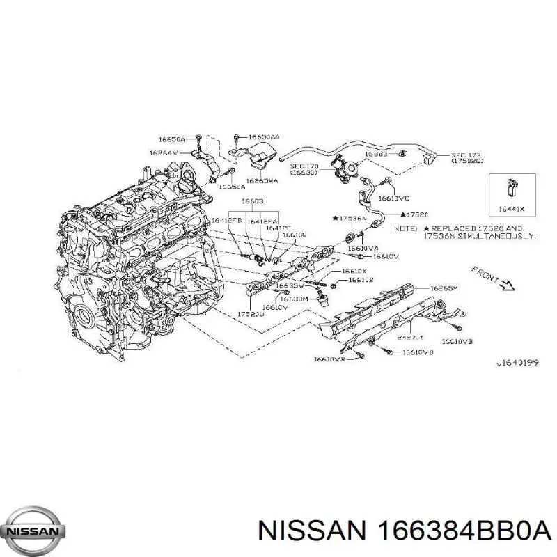  166384BB0A Nissan