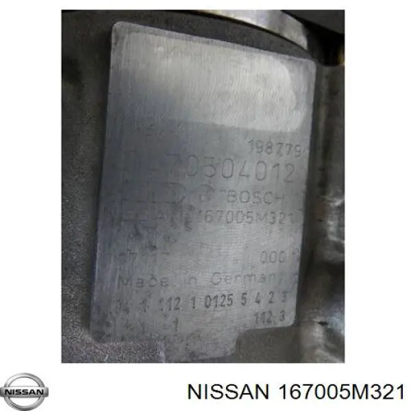 167005M321 NISSAN Bomba inyectora original y equivalente