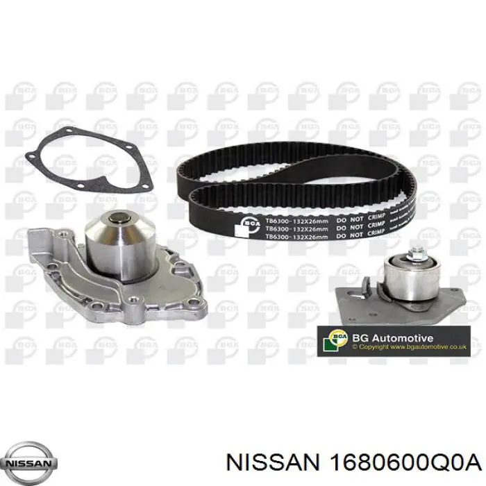1680600Q0A Nissan/Infiniti Комплект ремня ГРМ