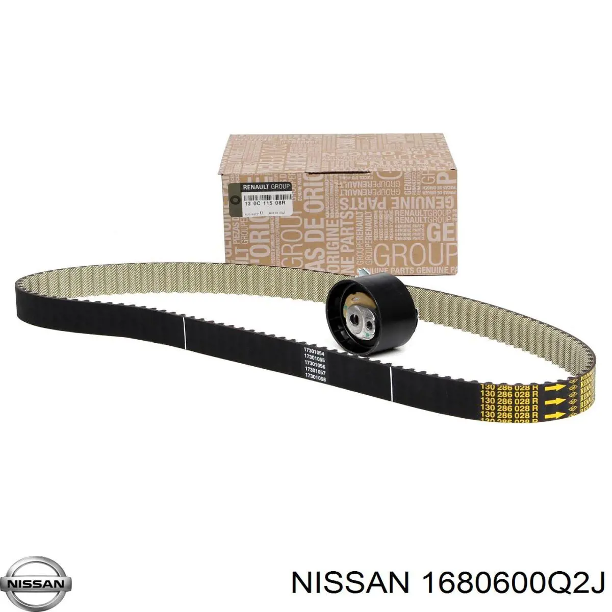 ГРМ ремни, комплект Nissan/Infiniti 1680600Q2J цена, от 75.04 USD