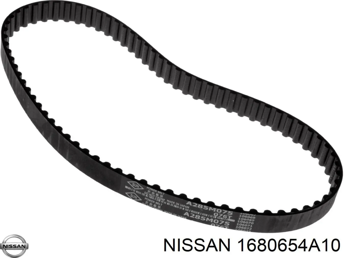 1680654A10 Nissan ремень тнвд