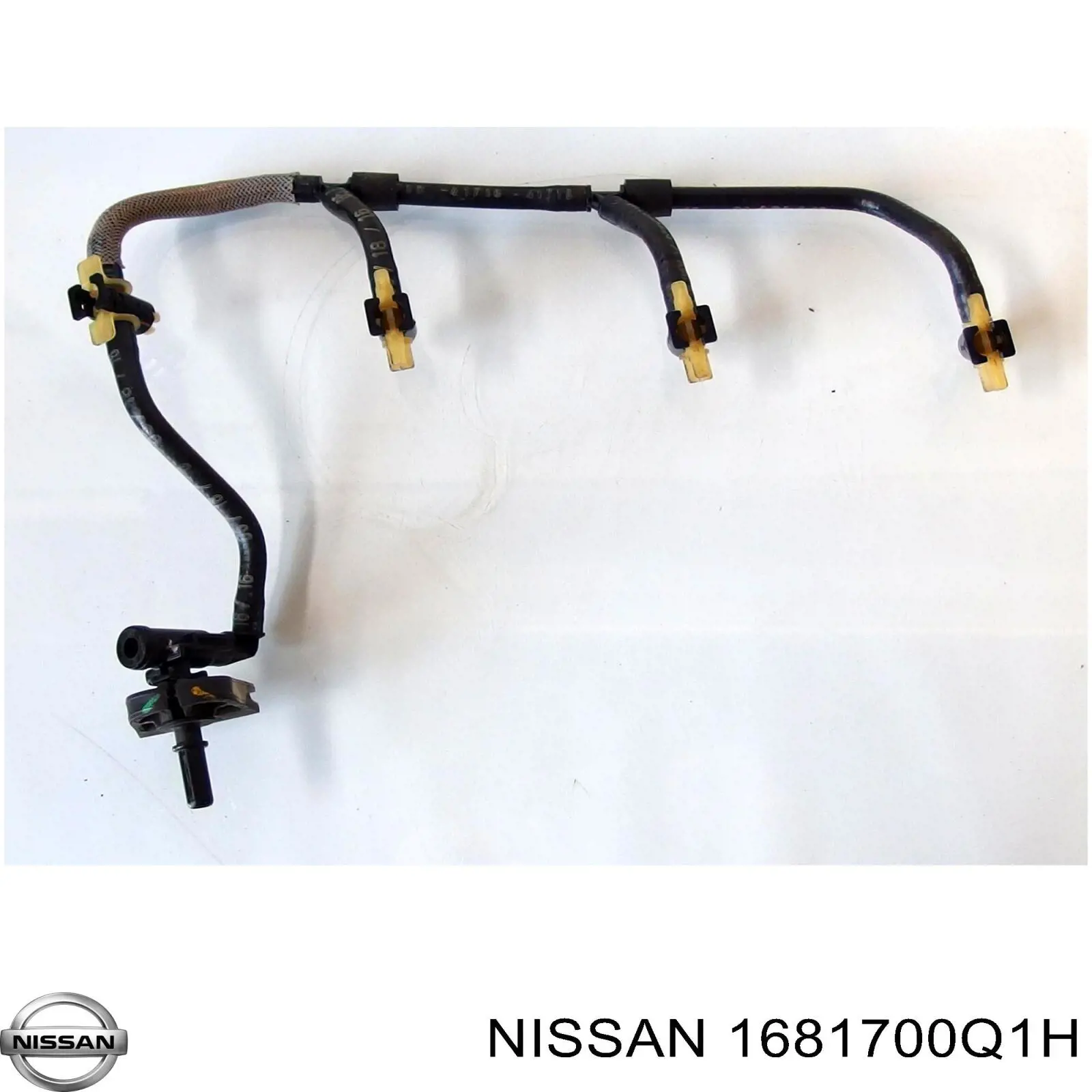 Трубка топливная, обратная от форсунок Nissan 1681700Q1H