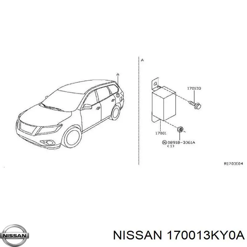170013KY0A Nissan/Infiniti 