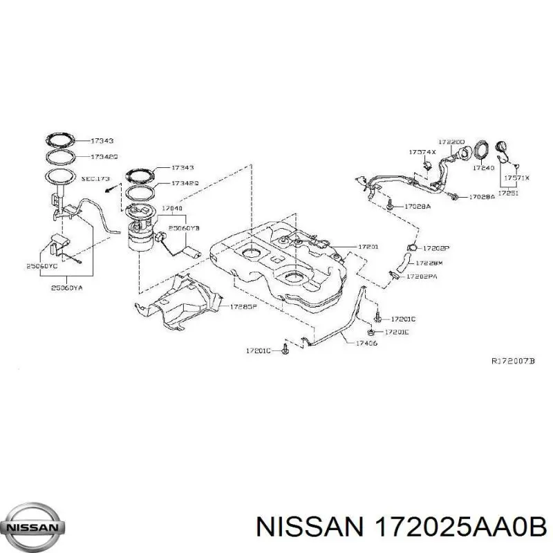  Топливный бак Nissan Murano 