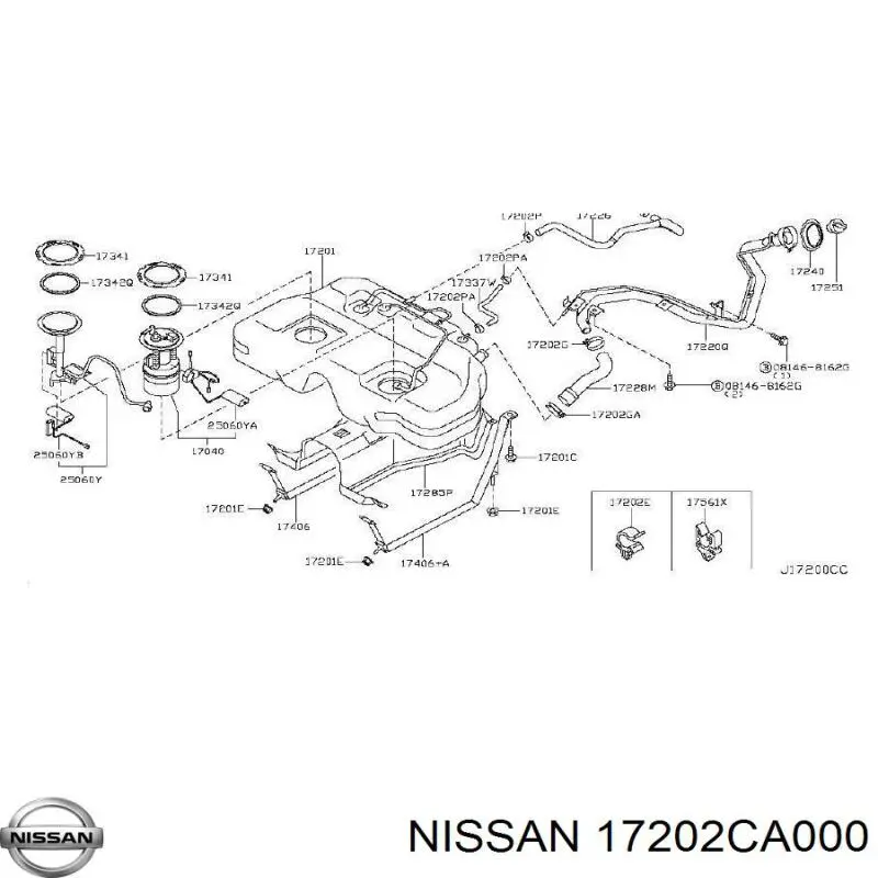  Топливный бак Nissan Murano 