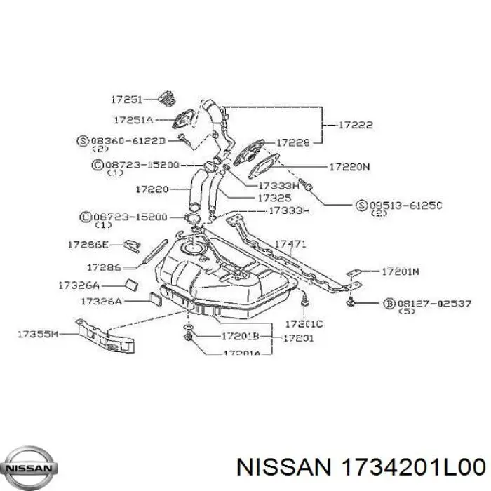 1734201L00 Nissan/Infiniti Кольцо форсунки инжектора посадочное