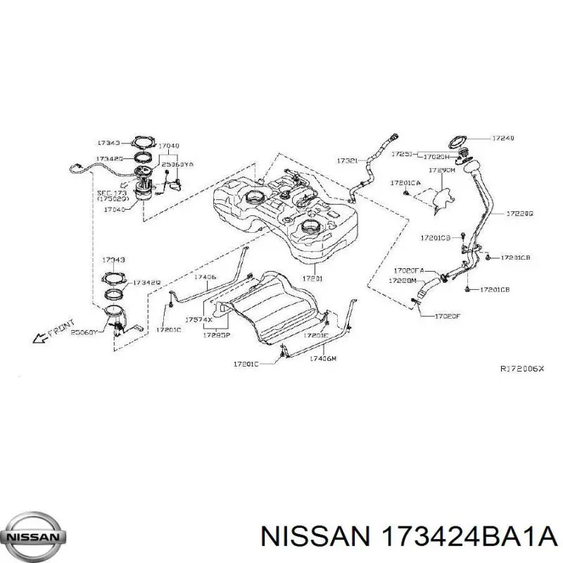  173424BA1A Nissan