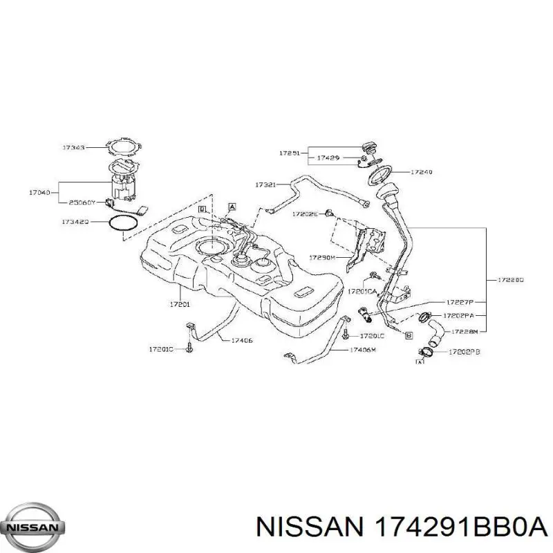  Nissan/Infiniti 174291BB0A цена, от  USD