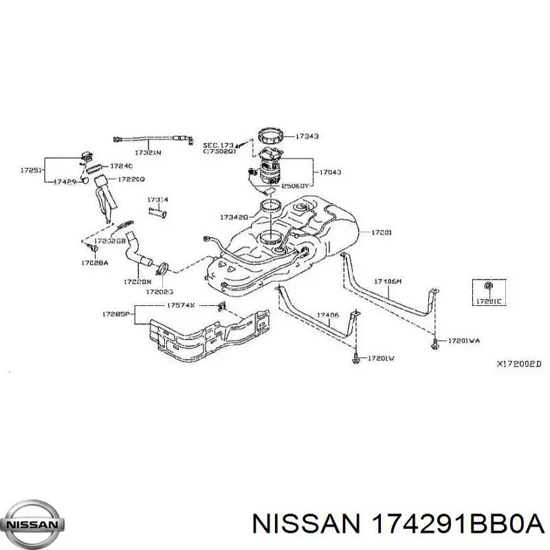  174291BB0A Nissan