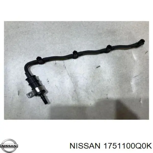 Трубка топливная, обратная от форсунок Nissan 1751100Q0K