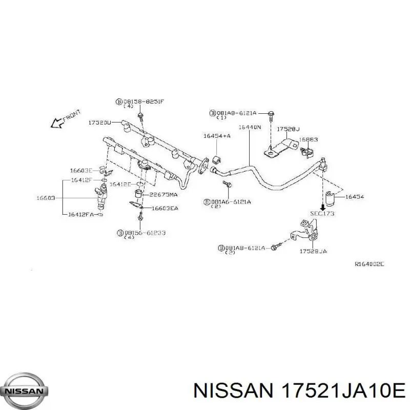  Распределитель топлива (рампа) Nissan Murano 