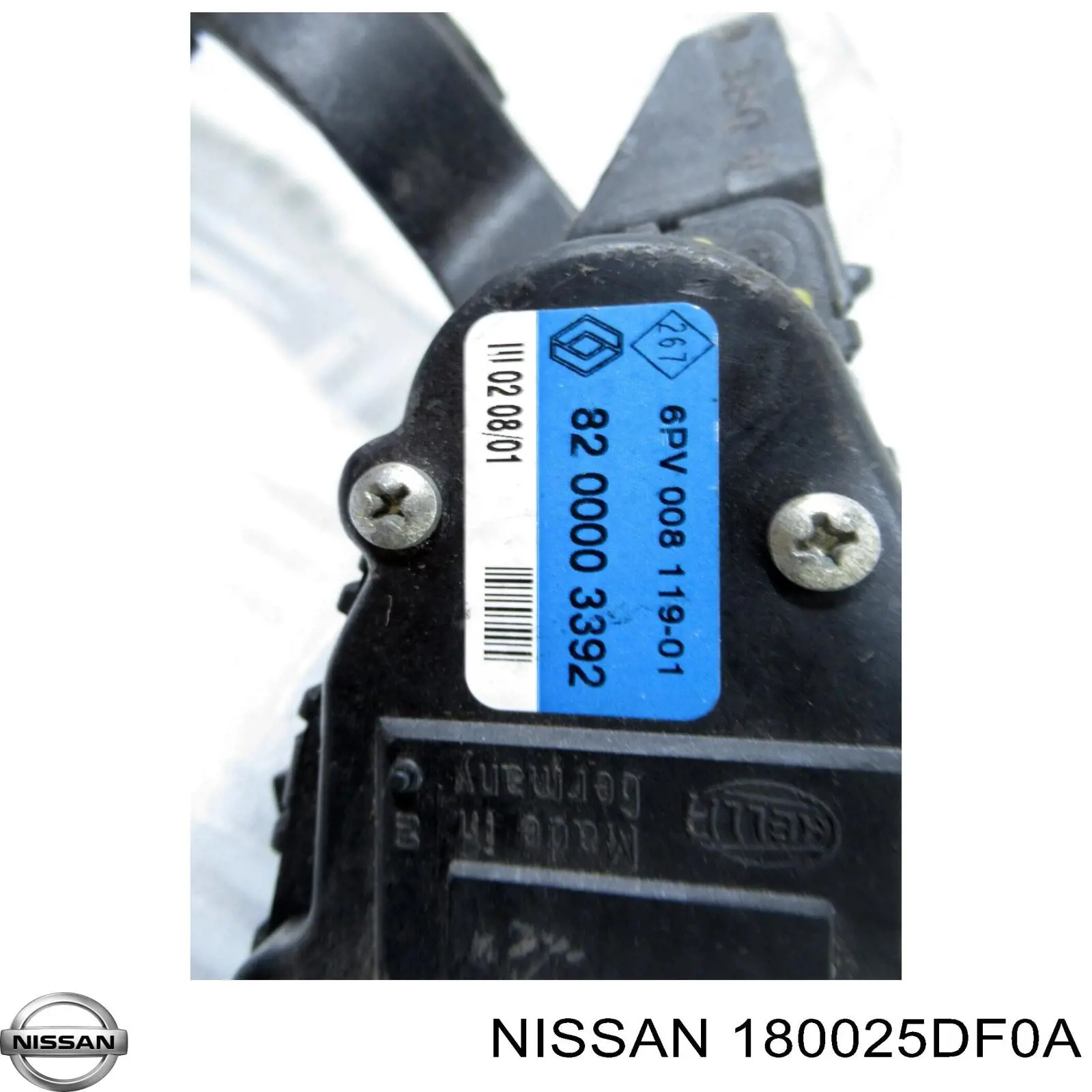 Купить 180025DF0A Nissan/Infiniti Педаль газа