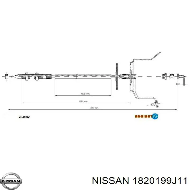 Тяга газа Adriauto 280302 цена, от 21.95 USD