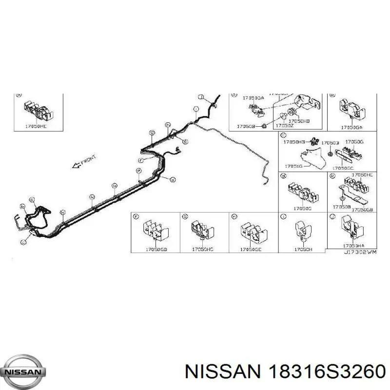  18316S3260 Nissan