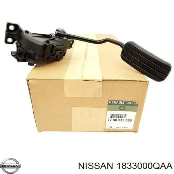 Купить 1833000QAA Nissan/Infiniti Датчик положения педали акселератора (газа)