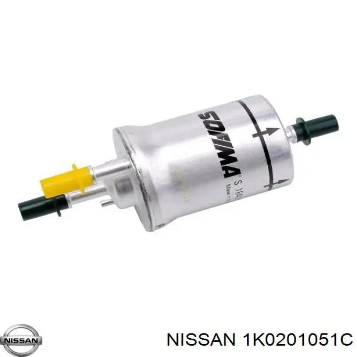 1K0201051C Nissan топливный фильтр