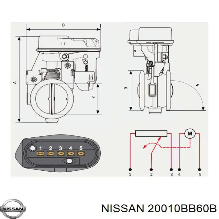 Глушитель, передняя часть Nissan/Infiniti 20010BB60B цена, от 101.35 USD
