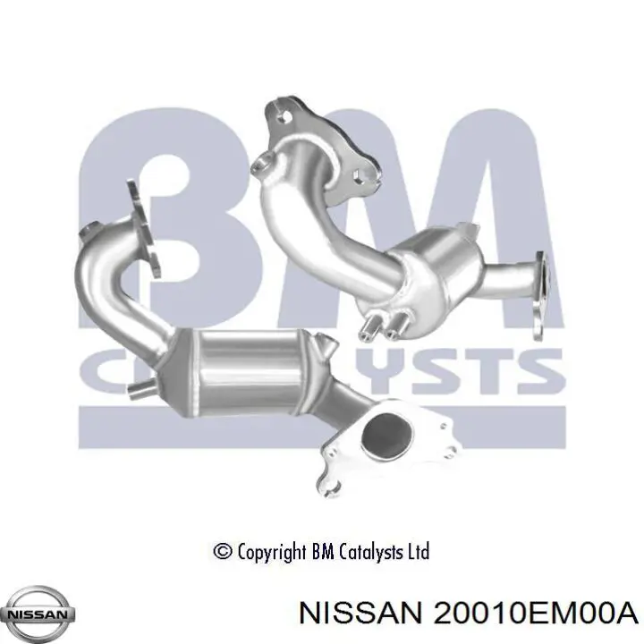 2090000Q0B Nissan конвертор - катализатор