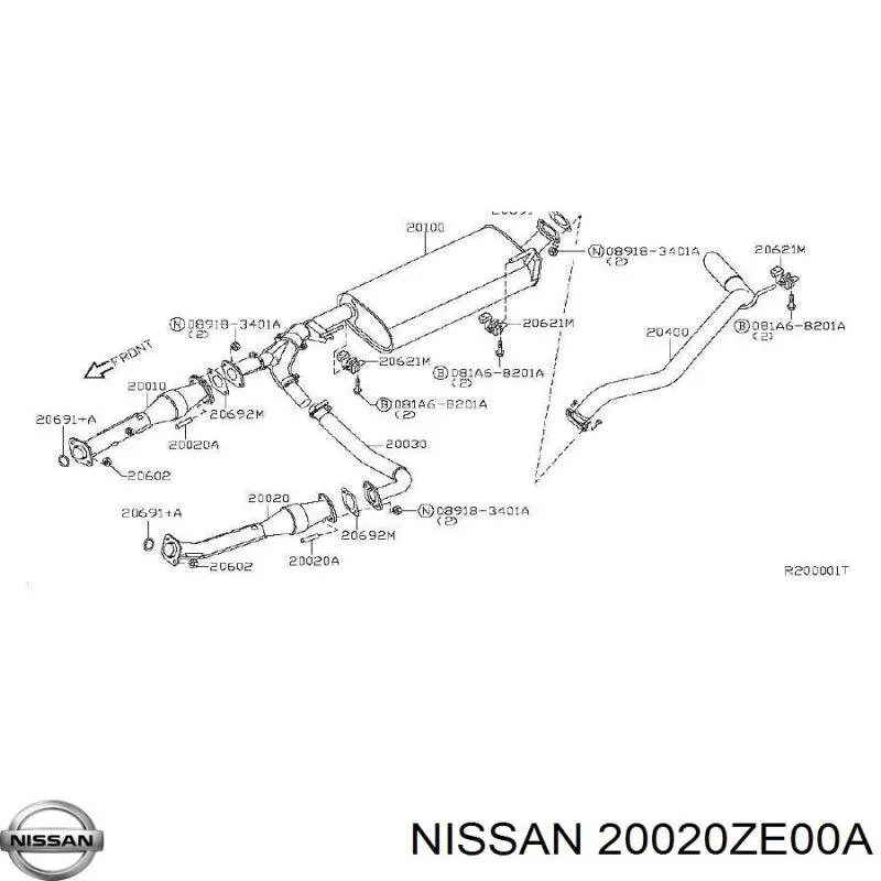  Nissan/Infiniti 20020ZE00A цена, от 850.58 USD