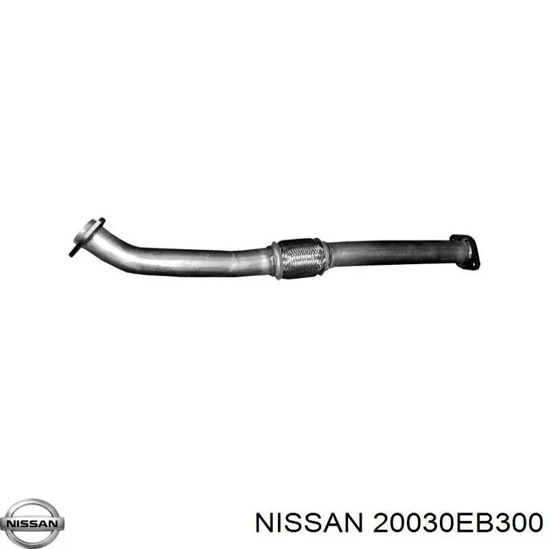 20030EB300 Nissan труба выхлопная, от катализатора до глушителя