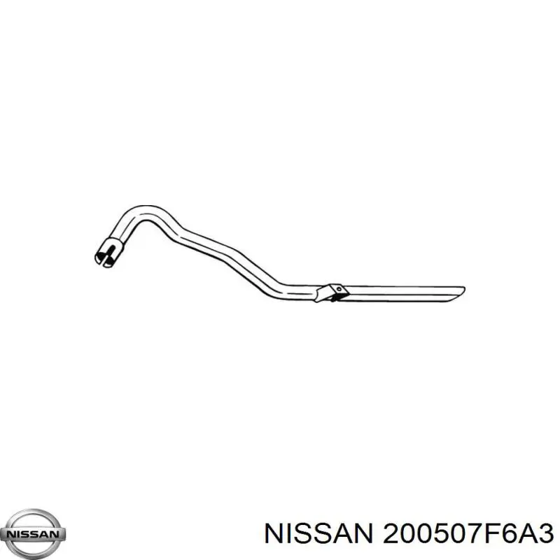 Выхлоп задний Nissan/Infiniti 200507F652 цена, от 37.89 USD