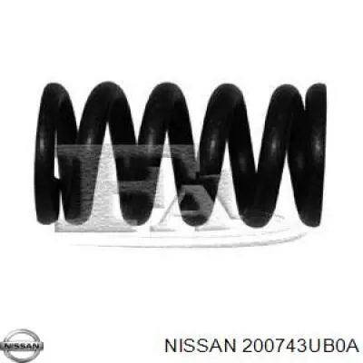 200743UB0A Nissan mola de parafuso de fixação de tubo coletor