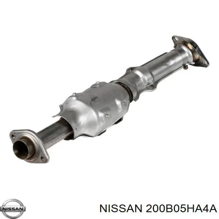 200B05HA4A Nissan silenciador, parte dianteira