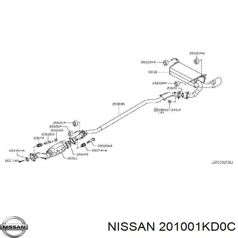 201001KD0C Nissan 