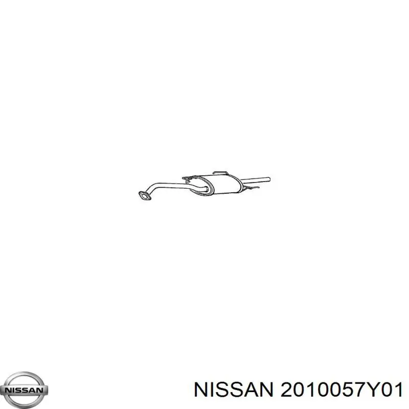 2010057Y01 Nissan/Infiniti Выхлопная труба